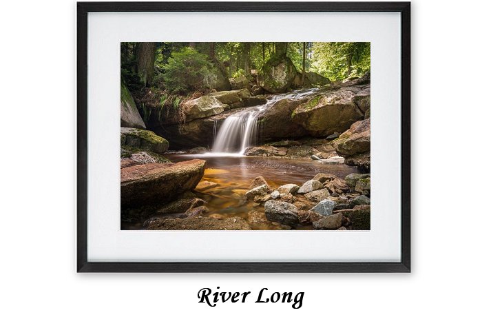 River Long Framed Print